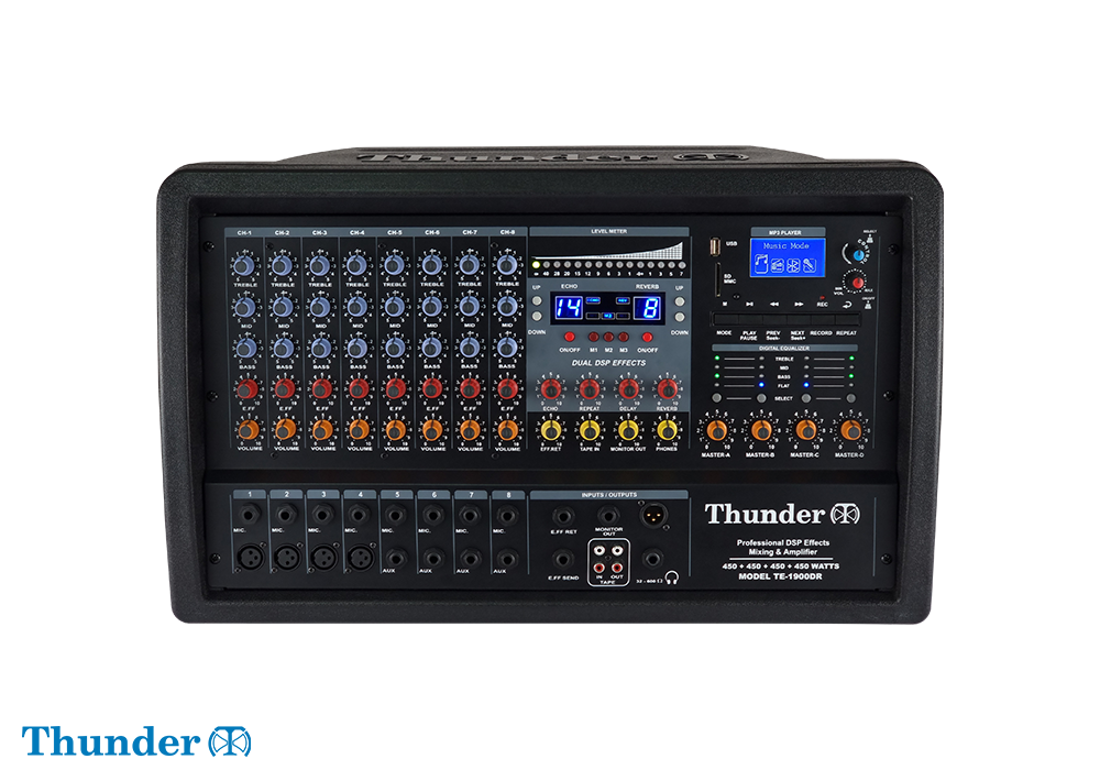 1900Watts With Double Effect Powered Amplifier